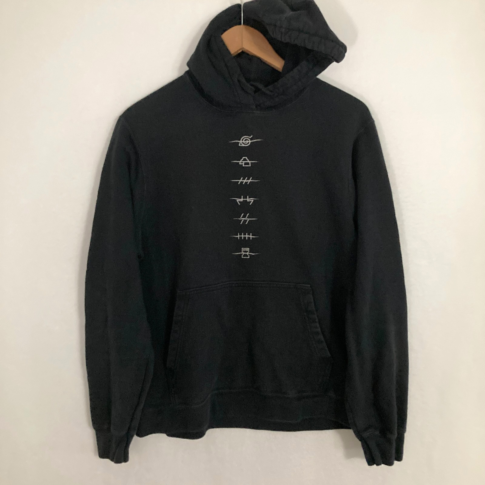 Naruto Shippuden Collection Hoodie M Anime Shinobi Cloud Pullover Sweater Y2K