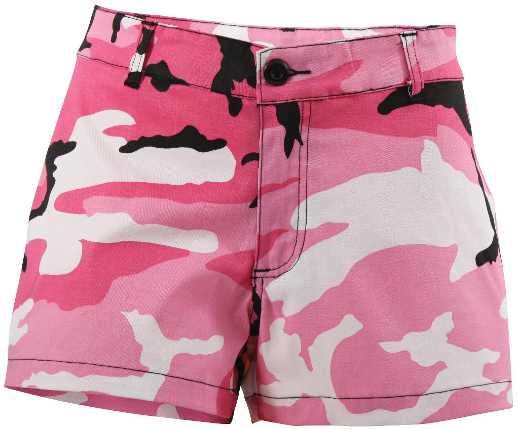 Women’s Military Short Shorts Camouflage Army Casual Lounging Mini Boys