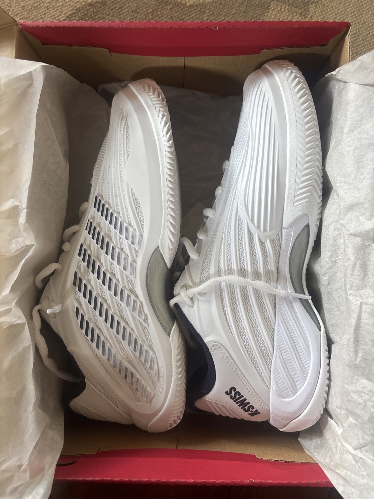 K Swiss Hypercourt Express 3 Clay Size 10M (43 EUR) Men’s White