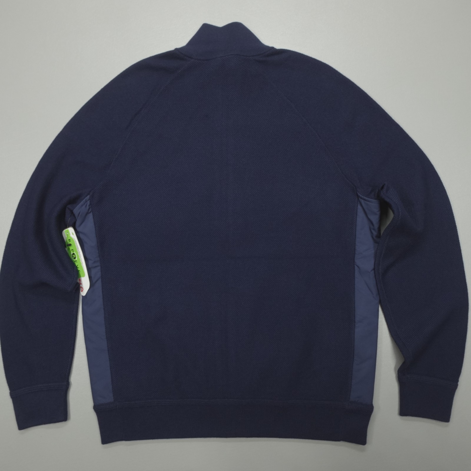 RLX Ralph Lauren Men’s Hybrid Full Zip Sweater Golf Navy Jacket Primaloft $298