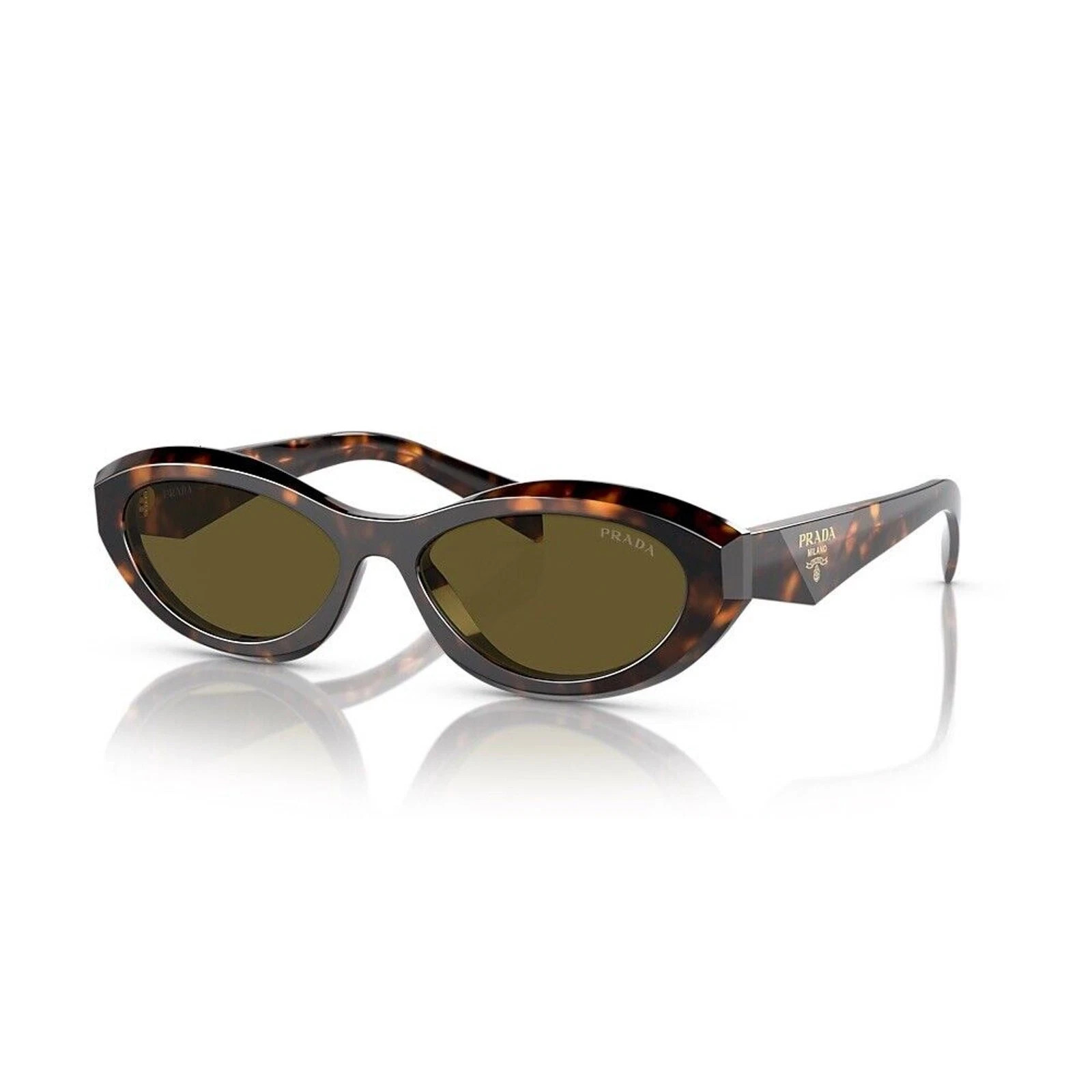 PRADA PR 26ZS 14LO9Z Honey Tortoise Dark Brown Women Sunglasses AUTHENTIC NEW