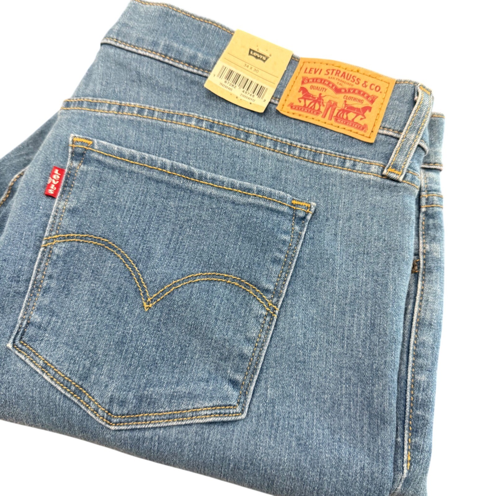 Levis 311 Shaping Skinny Jeans Blue Mid Rise Stellar Stretch 34 (36×30)