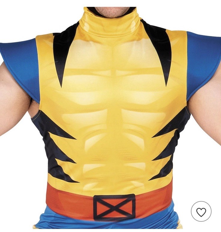 X-men 97. Adult X-Men Wolverine Costume, XL, Yellow/Blue/Black