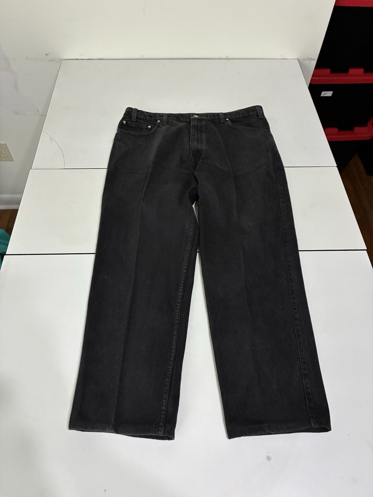 Levi’s 540 Jeans 38×30 Black Relaxed Fit Signature Series Denim Skater Baggy 90s