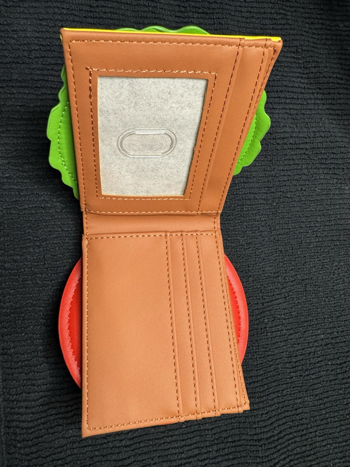 Cheeseburger Wallet Whimsical Krabby Patty Inspired Novelty Funny