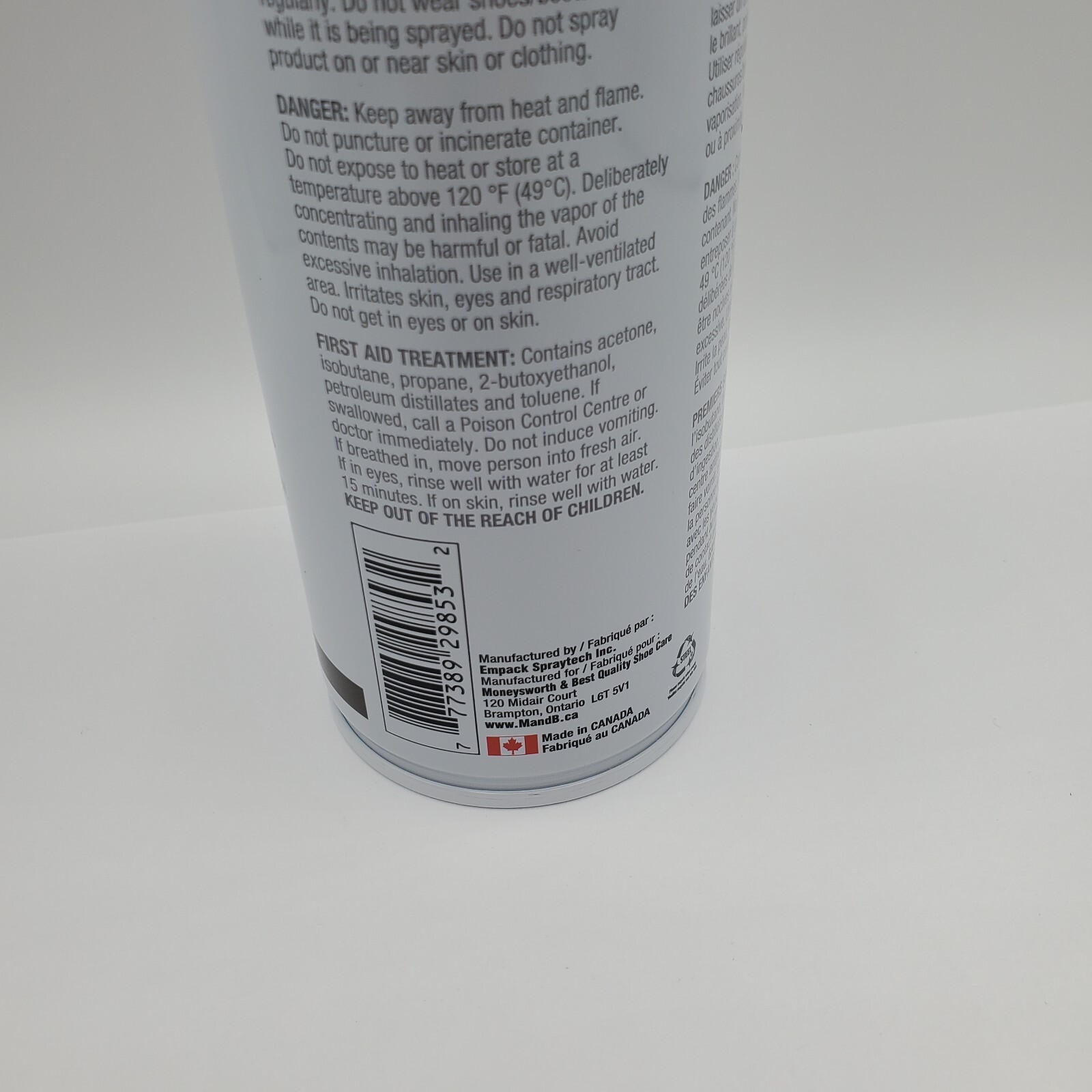 Moneysworth & Best Quick Shine 48 Shoe Boot Spray With Lanolin 14 oz 400 g Shoes