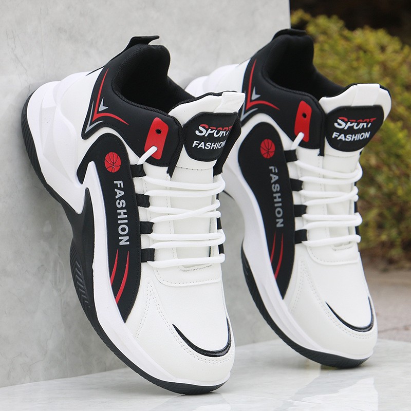 High Top Mesh Breathable Athletic Running Shoes Non Slip Students