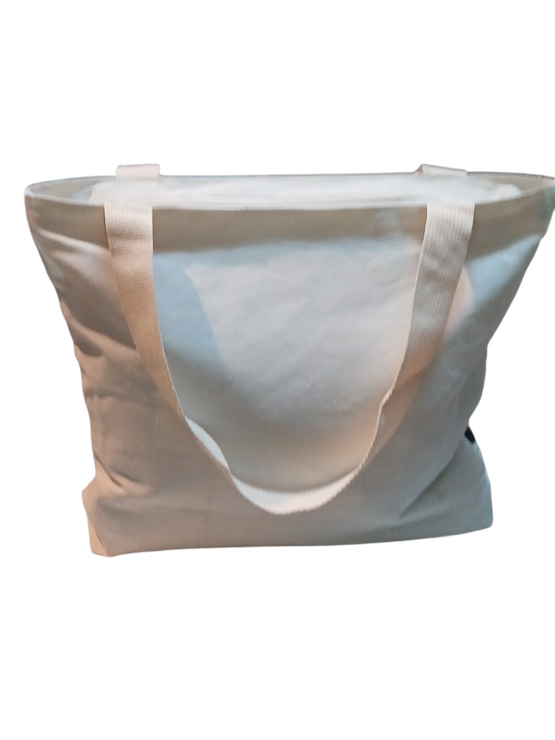 Peanuts -Large Snoopy Canvas Tote Bag,Meet Snoopy’s Family,Inside Pocket, Zipper