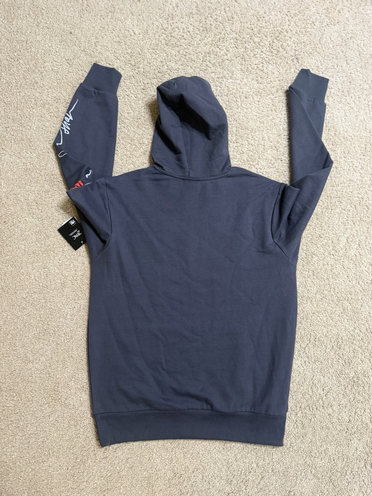 2Pac California Love Graphic Hoodie Medium Volcanic Ash Grey Mens New Size M