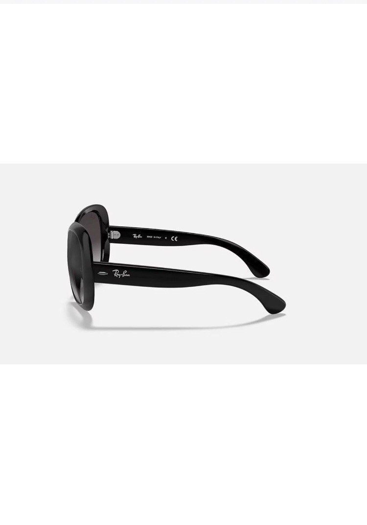 New Ray-Ban Jackie Ohh II Black / Grey Gradient 60 mm Sunglasses RB4098