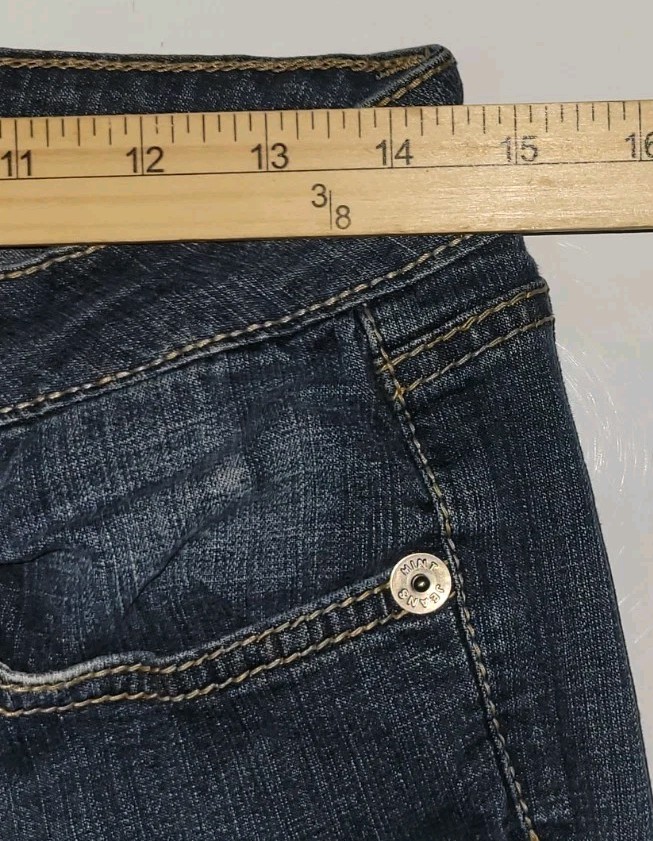 Hint Jeans Womens 9 Blue Bootcut Jeans Stretch Denim Medium Wash Casual
