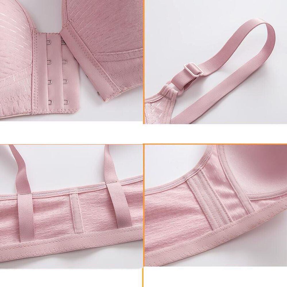 Push Up Bra Women Front Closure Wireless Lingerie Bras Vest Bralette Underwear