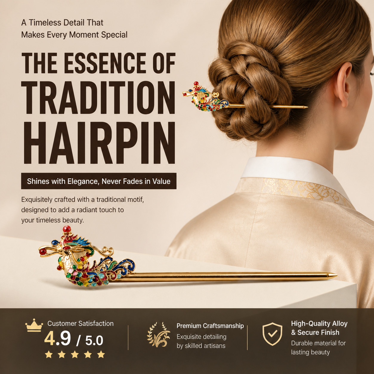 Korean Traditional Hairpin Binyeo/