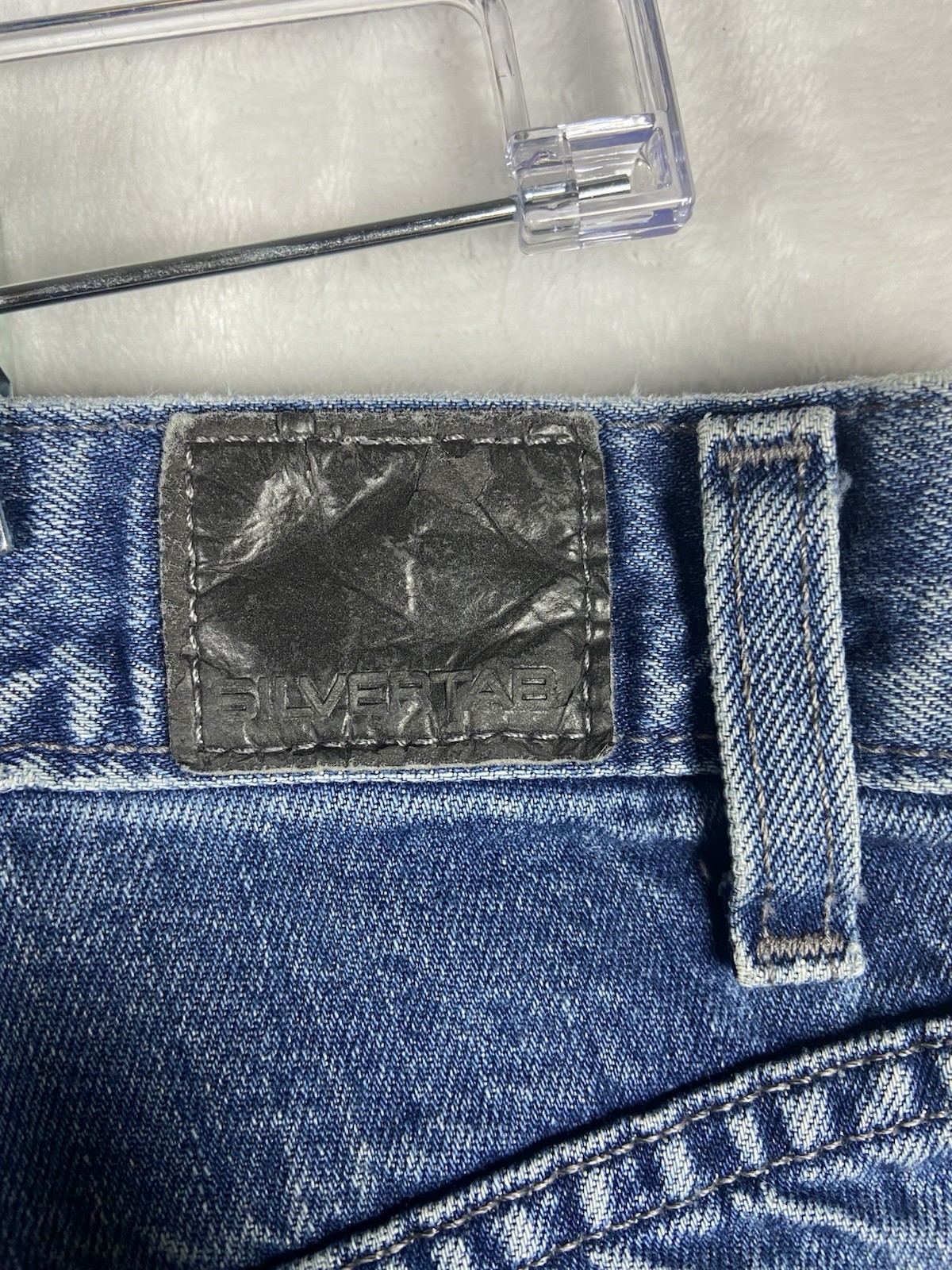 Vintage Levi’s Silver tab Baggy Jeans 36×30 stonewash blue 90s Y2K Skater USA