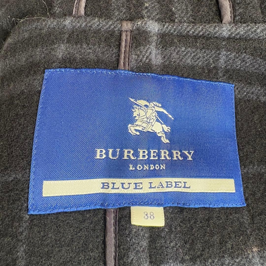 Burberry Blue Label duffle coat with Nova check navy