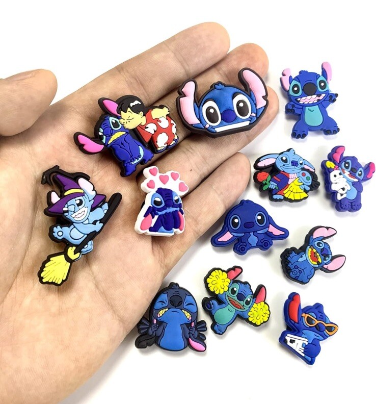 LILO & STITCH – 15pc Shoe Charms cute croc decoration Premium FREE SHIPPING