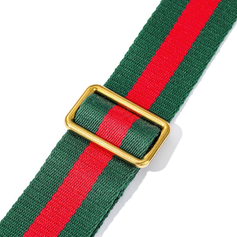 Purse Strap No Brand For Gucci 1955 GG Horsebit Red Green Replacement Strap