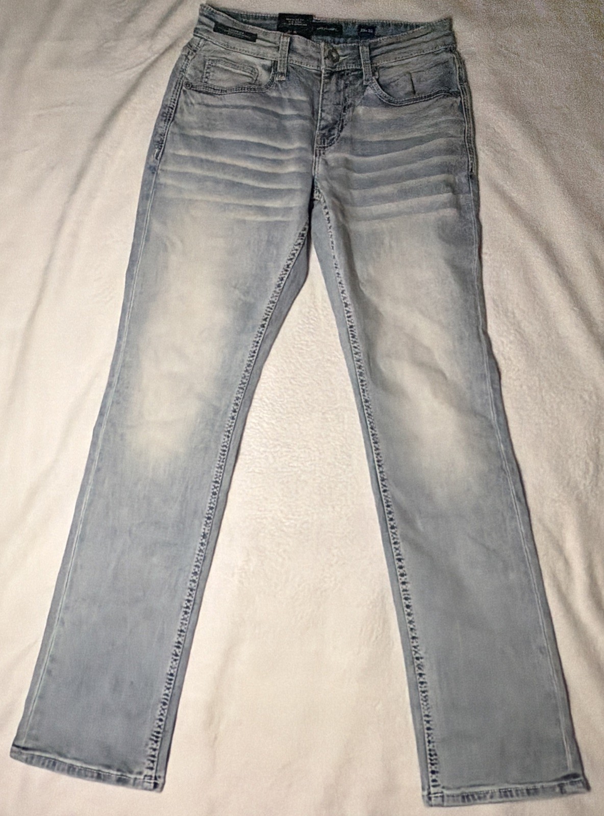 BKE Jake Straight Leg Jeans Mens 29×32 Light Wash Denim NWT
