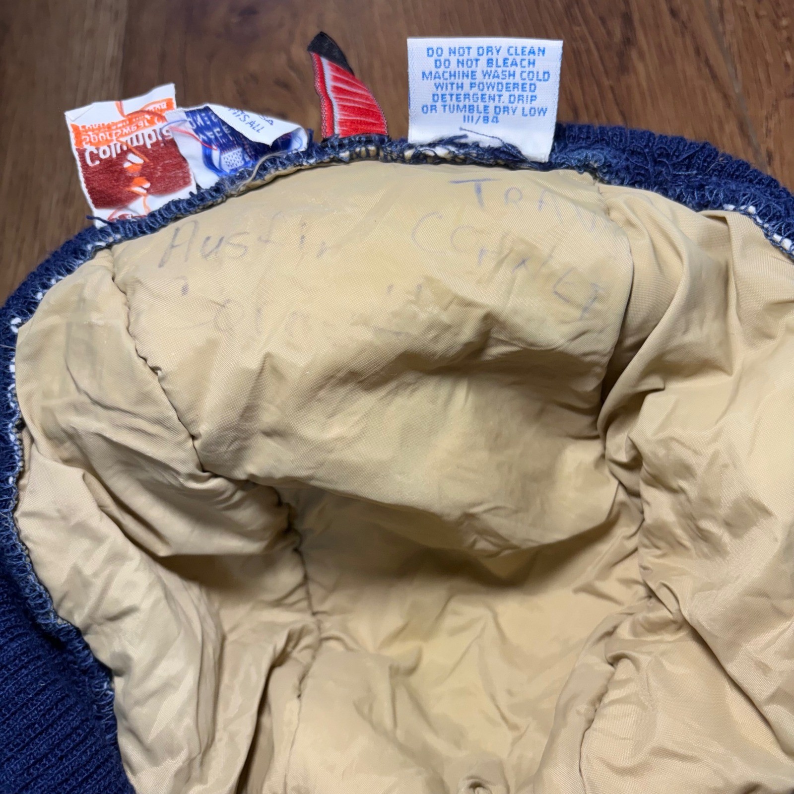 Vintage Columbia Gore-Tex Thinsulate Hat Made in USA Blue One Size Fits All 80s