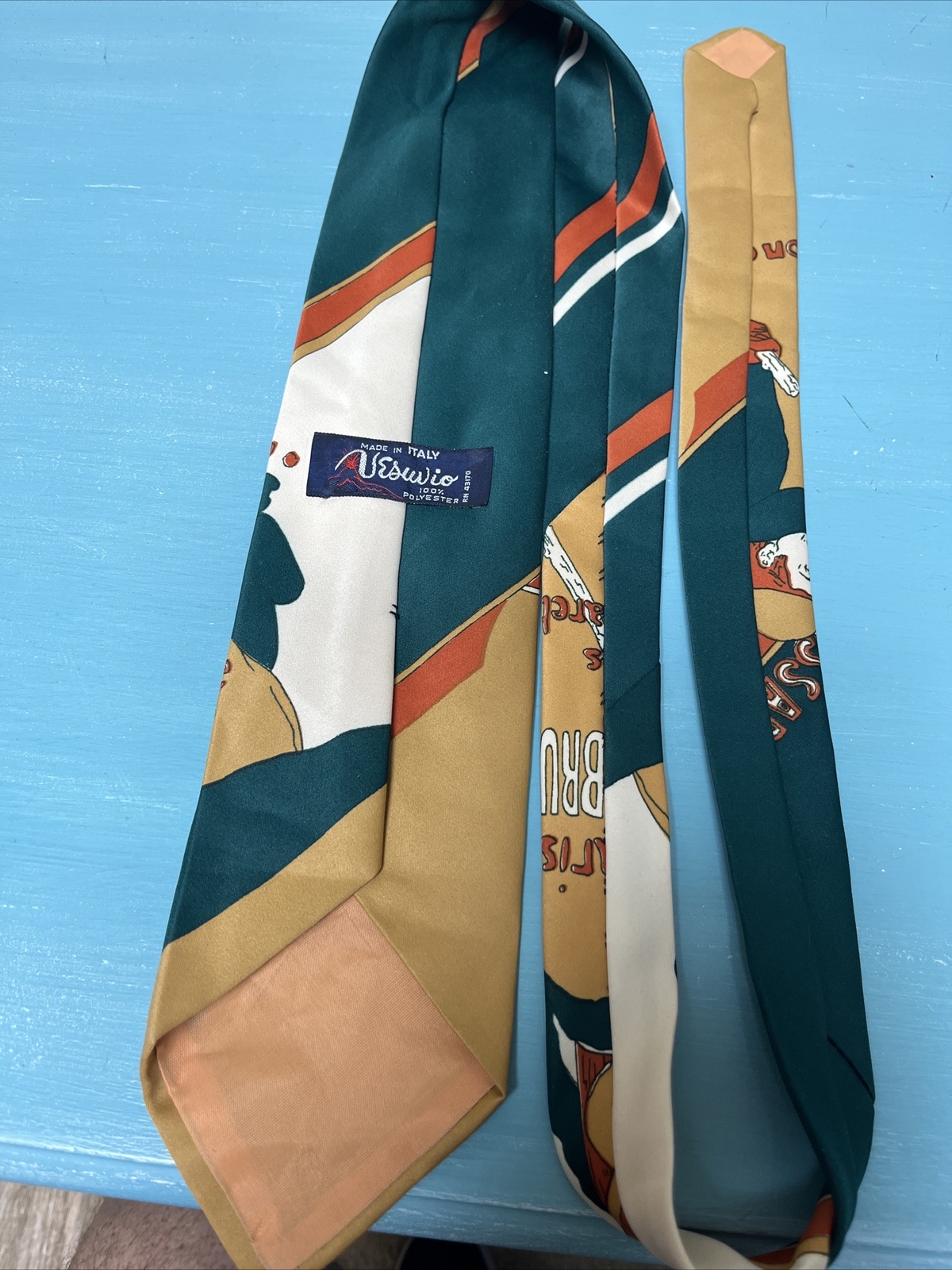VESUVIO NAPOLI Made in Italy 🇮🇹 Necktie Tie Classic 57-60” RN 43170