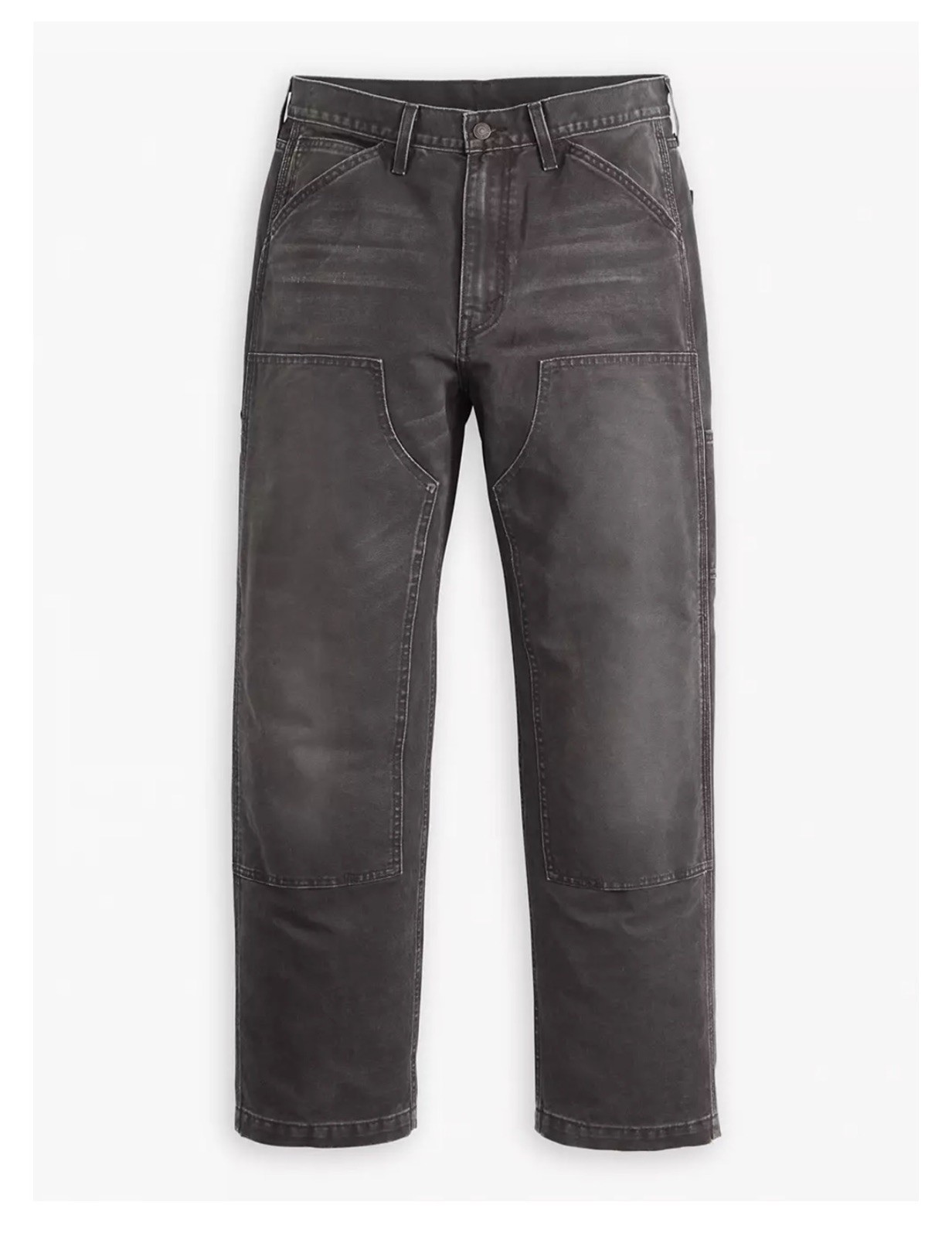 NWT Levis 568 Loose Straight Double Knee Carpenter Pants 34X32 Darkest Night