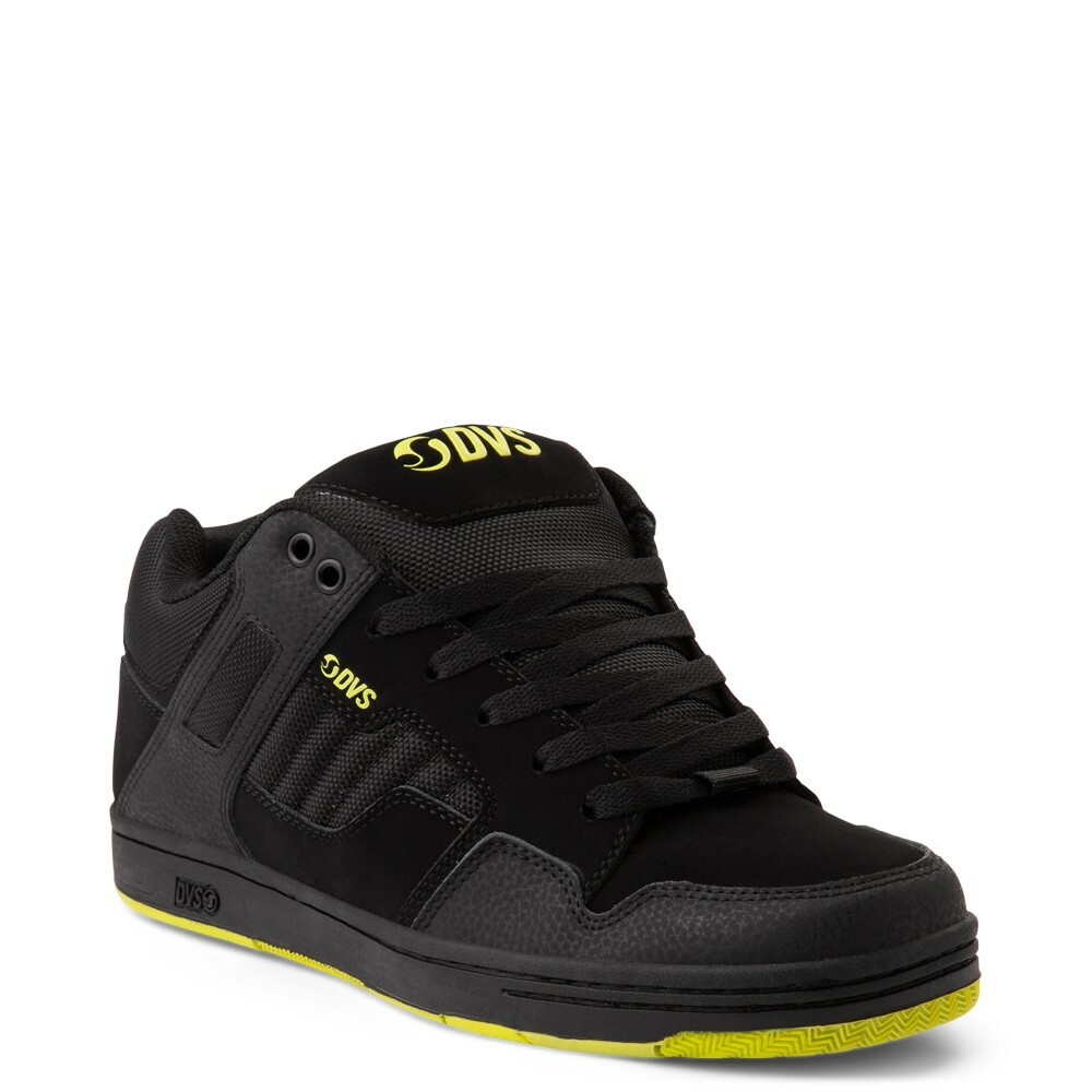 Mens DVS Enduro 125 Skateboarding Shoes NIB Black Lime Nubuck