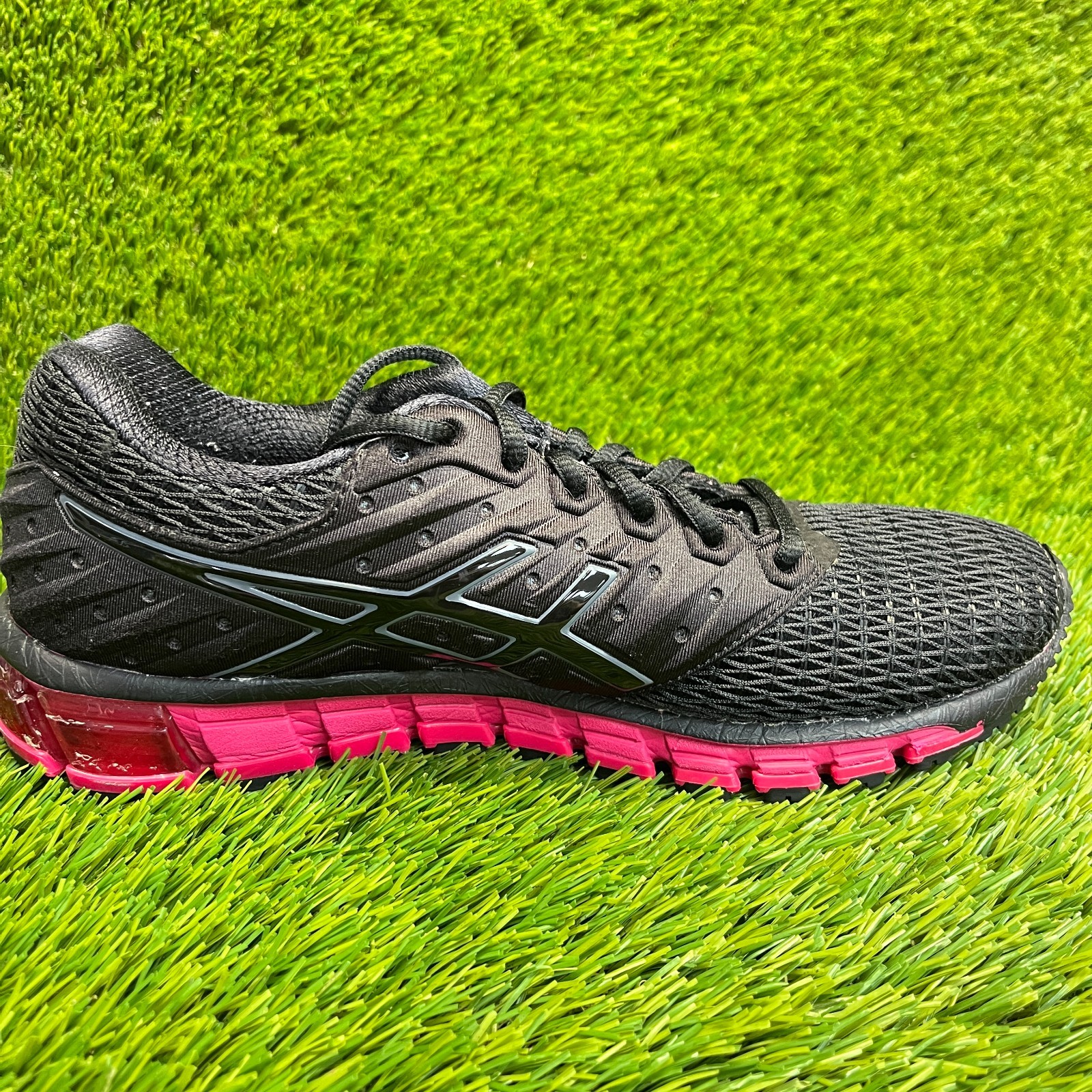 Asics Gel-Quantum 180 2 Womens Size 8.5 Black Athletic Running Shoes Sneakers