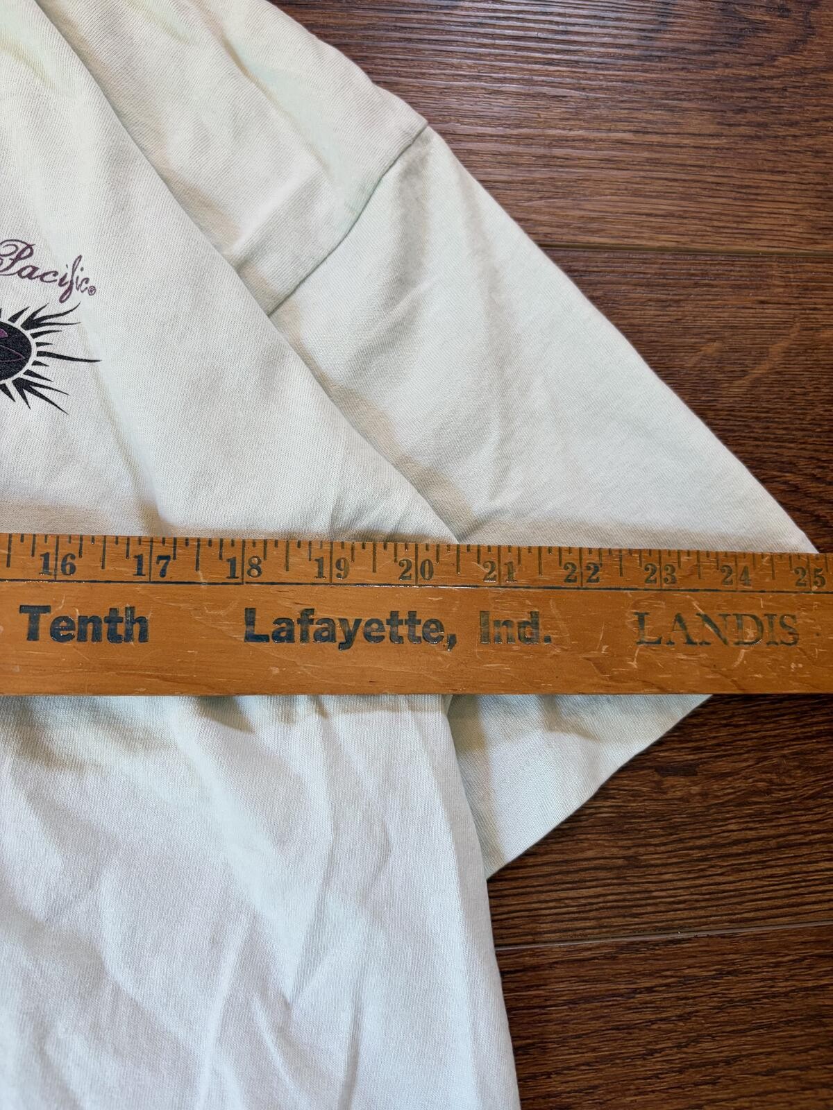 Vintage 90s grail Ocean Pacific OP Pastel Mint Green surfer Logo Tee