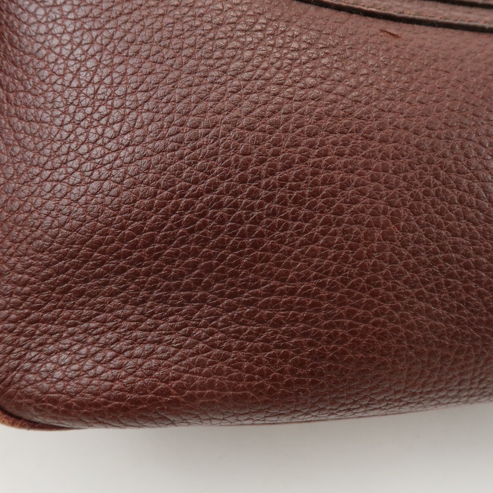 CELINE Leather Boogie Bag Hand Bag Tote Bag Brown Authentic Used F/S
