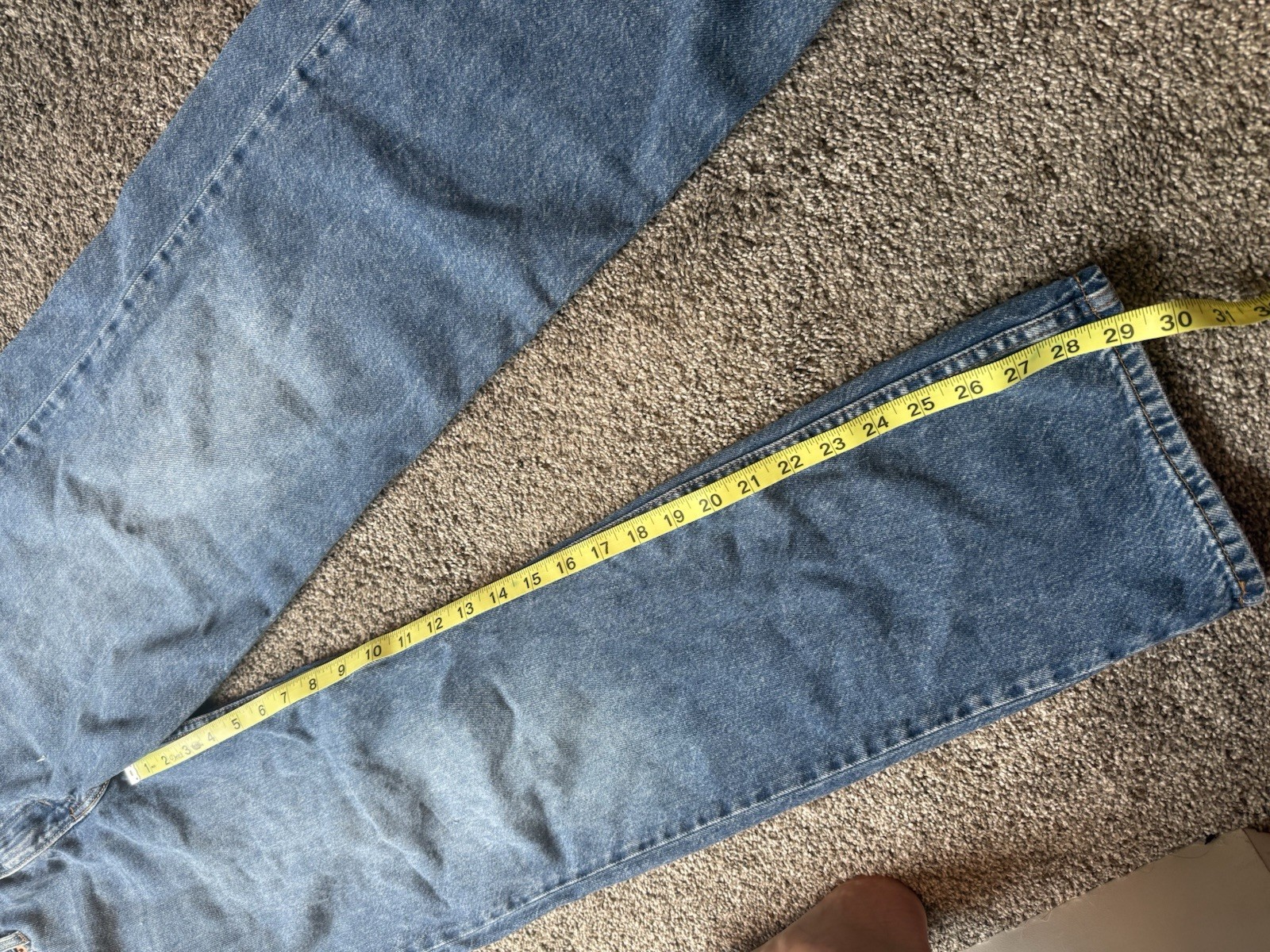 Levi’s Blue Denim Jeans Relaxed Fit Straight Leg