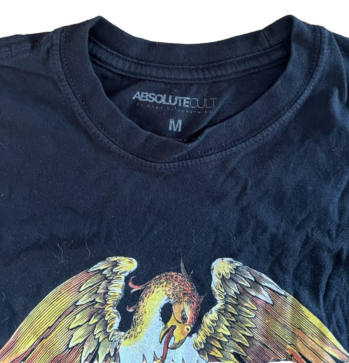 Queen Official Merch Crest Logo T-Shirt Size M Band Tee Unisex