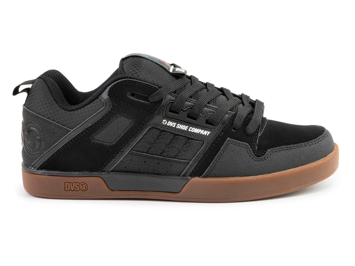 DVS Men’s Comanche 2.0+ Skate Shoe Black/Gum – DV00323007 (DVF0000323-007), Blac