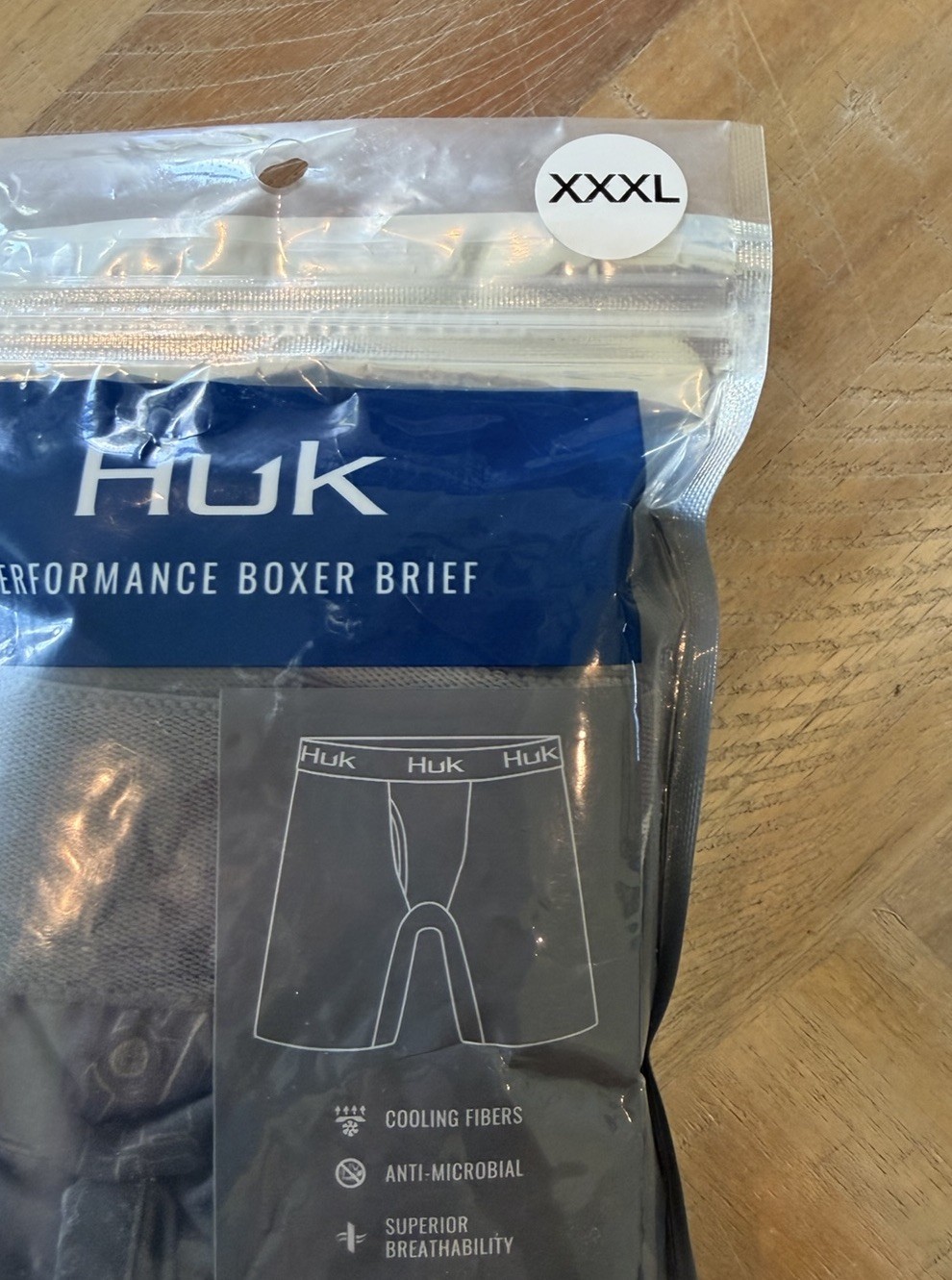 HUK Fish Wagon Boxer Brief H5000045-013 Volcanic Ash Mens Size XXXL / 3XL NWT