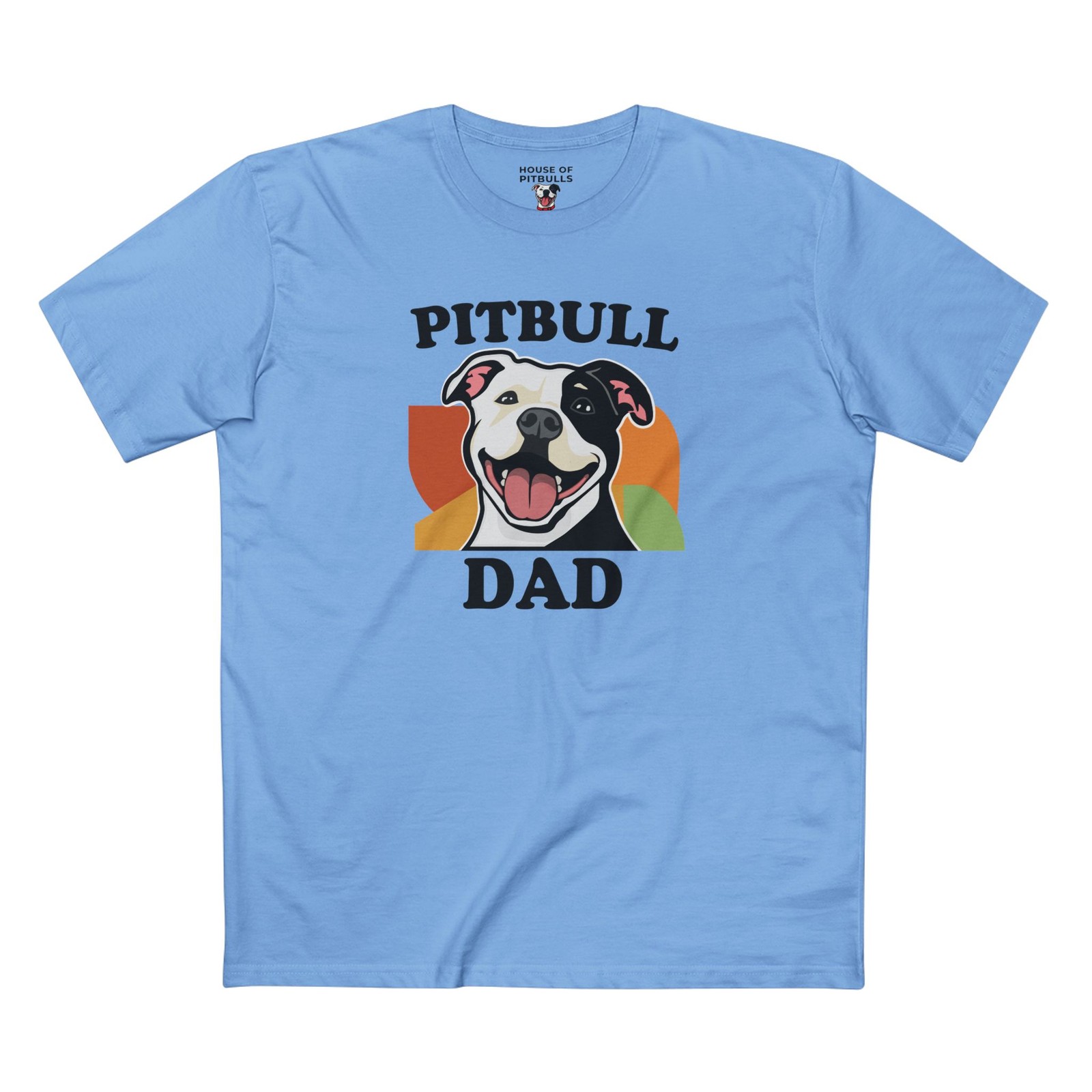 Pitbull Dad T-Shirt | Pit Bull Dog Lover Tee, Retro Graphic