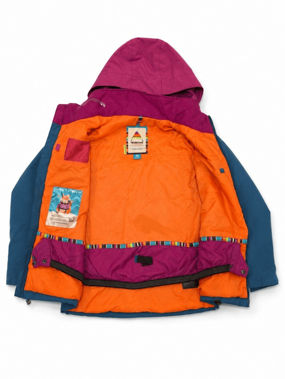 Burton Girls Hart Colorfull Snowboarding Jacket Size M ( 10-12)