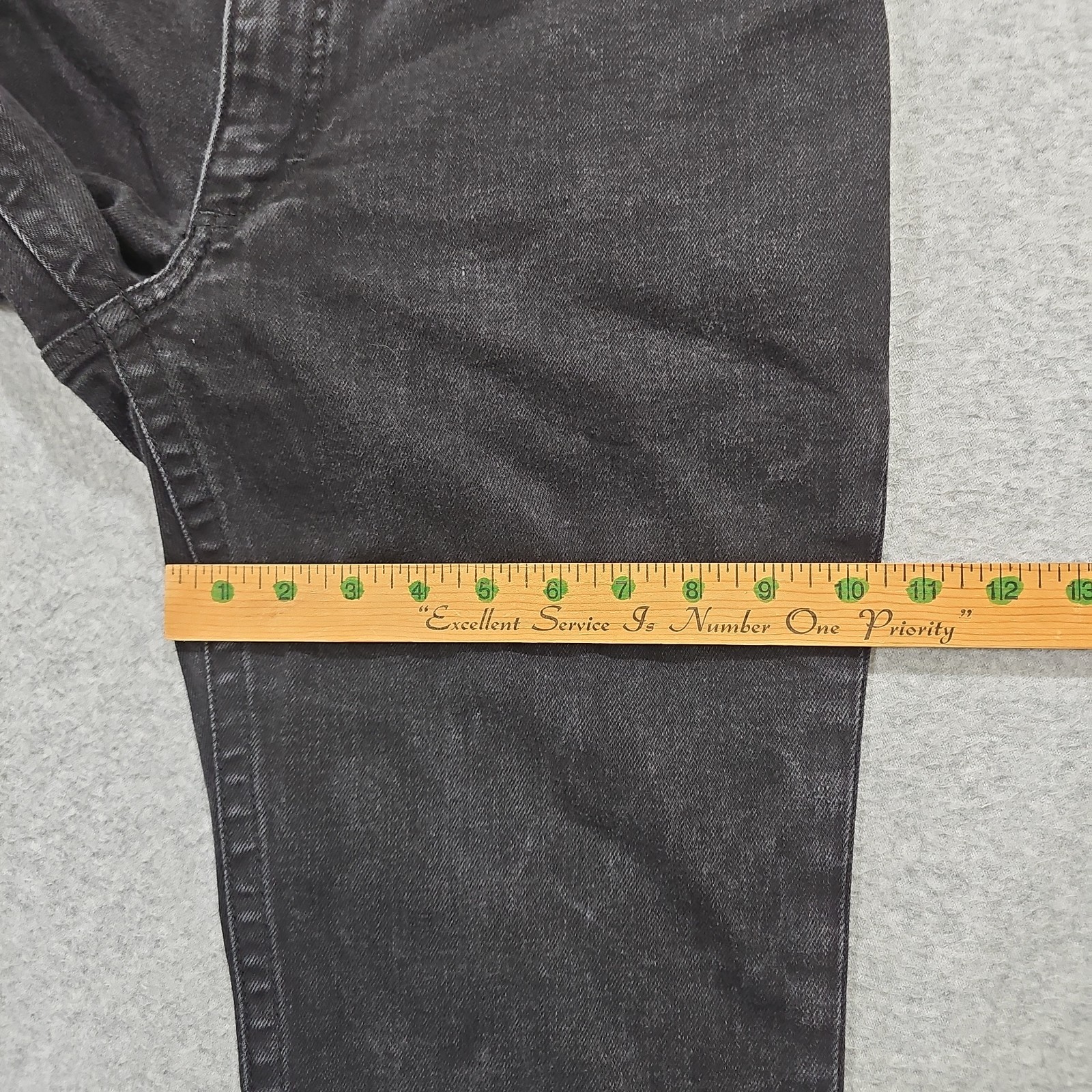 Wrangler Willow Ultimate Riding Jeans Women’s Sz 32×36 Black Wash Mid-Rise