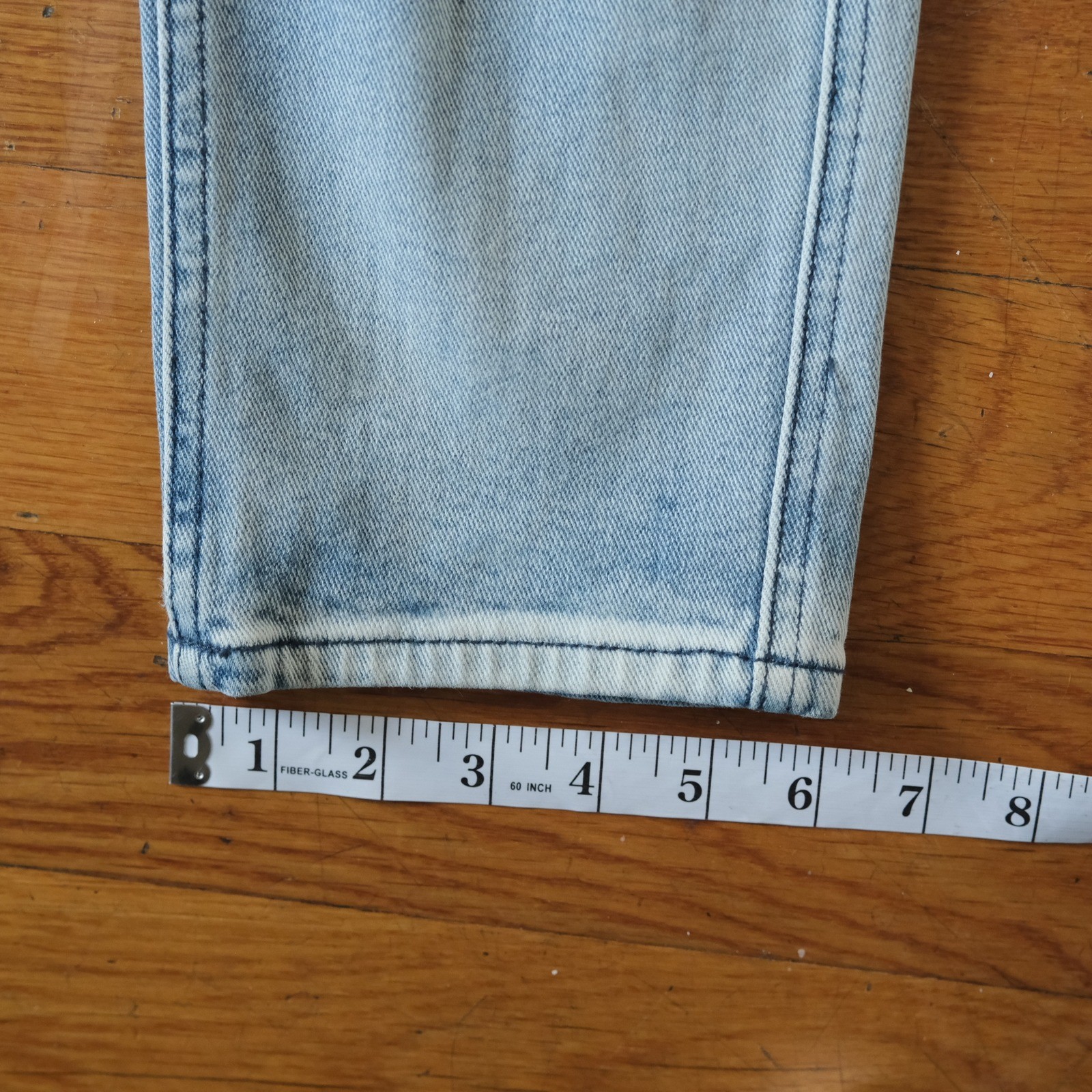 Ksubi Van Winkle Jeans Mens Light Blue Distressed Trashed Dreams 36 Slim
