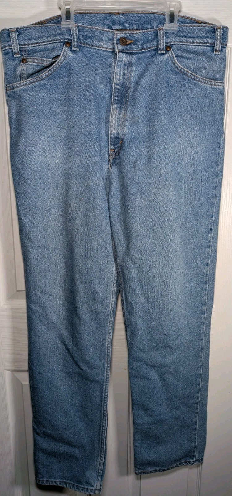 Vintage 1990s Levi’s 540 Flex Relaxed Fit Jeans Mens 38×32 Made In USA Brown Tab