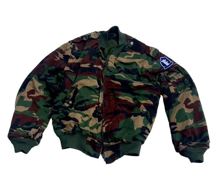 Genuine ROK Army South Korean Woodland MA-1 Flight Jacket