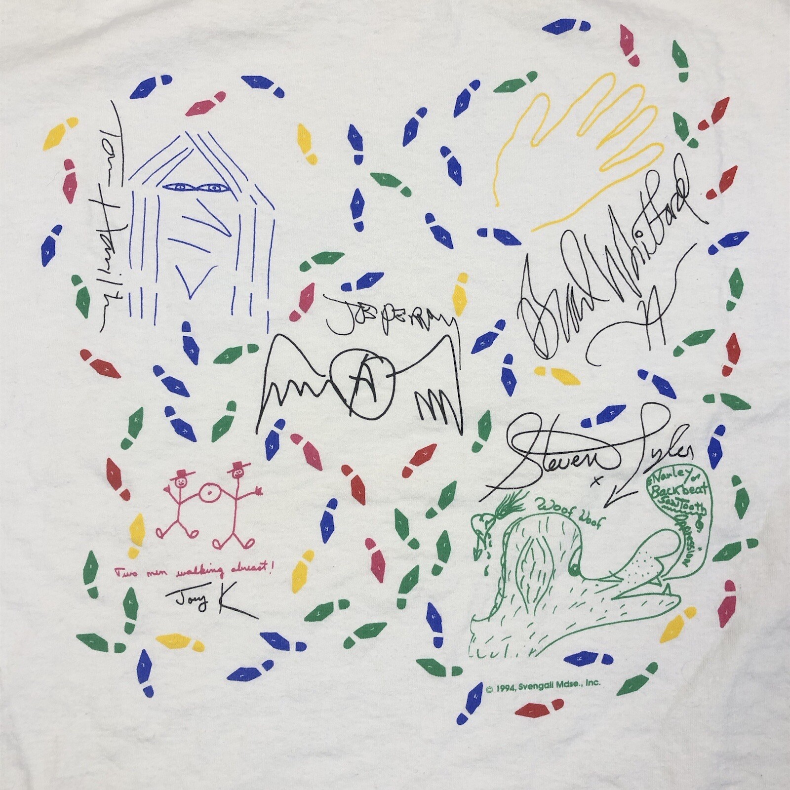 VTG 1994 Aerosmith Hard Rock Cafe Save The Planet Mens XL Single Stitch T-Shirt