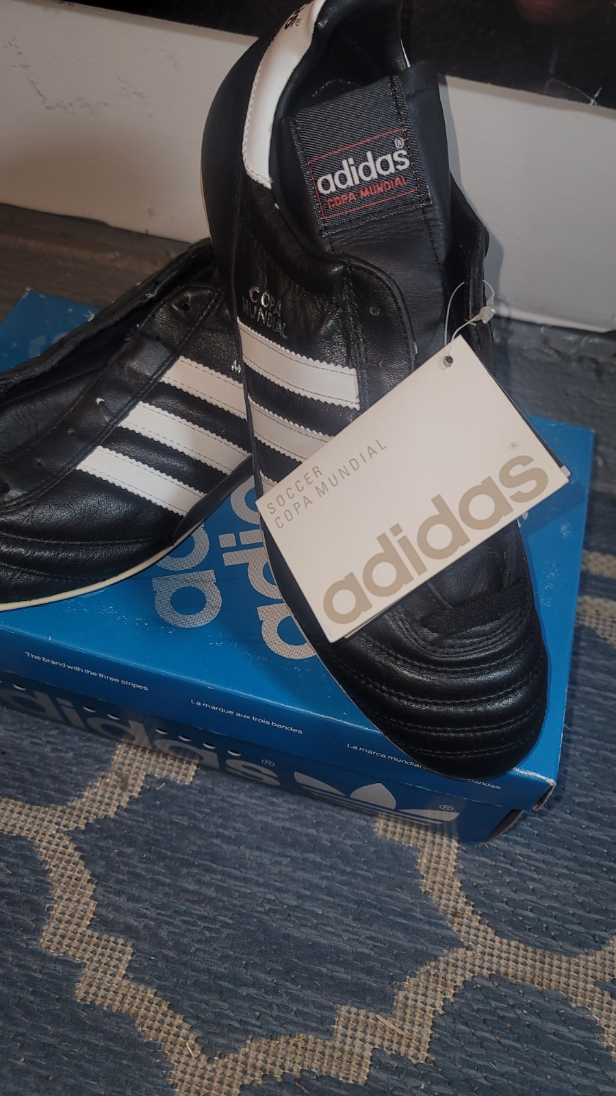 Vintage 1995 Adidas Copa Mundial Soccer Cleats Size 10 NOS New Box ART 15110