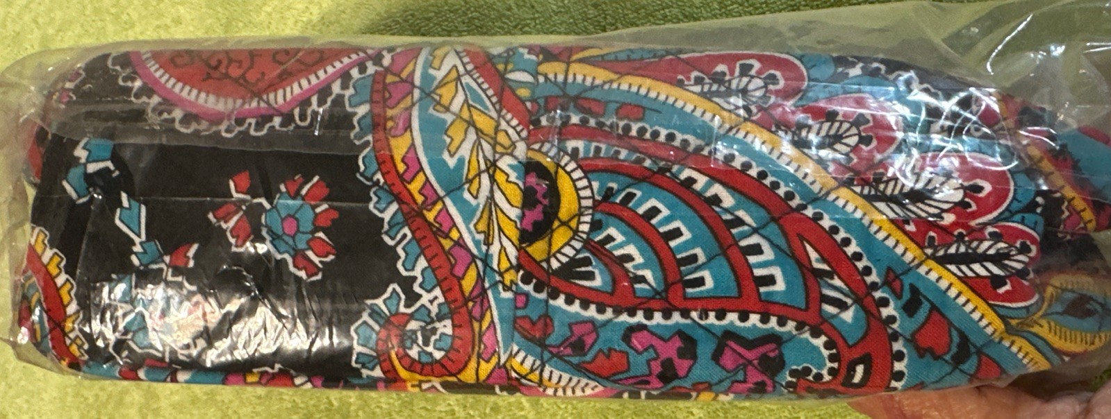 Vera Bradley Frannie Crescent Shaped Crossbody Bag In Parisian Paisley NWT