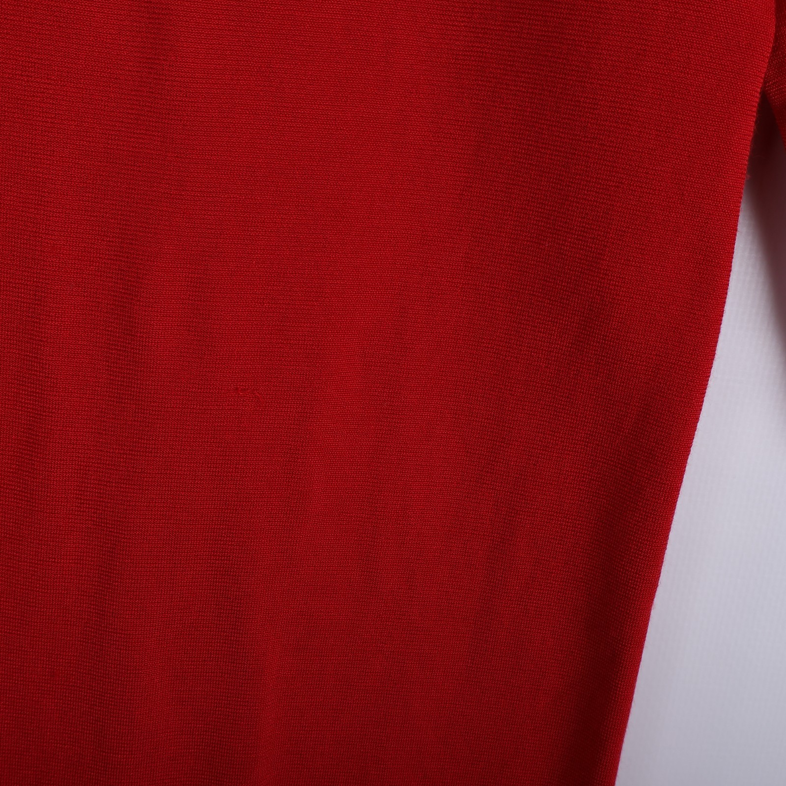 Wolford Opaque Naturel Women Red Short Sleeve Bodysuit Size Small S Cotton Blend