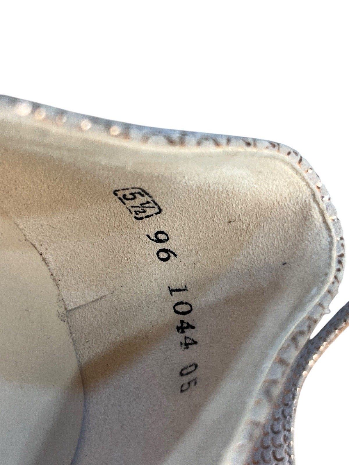 Peter Kaiser Germany Metallic Rose Gold Leather Pointed Toe Pumps Women’s 5.5