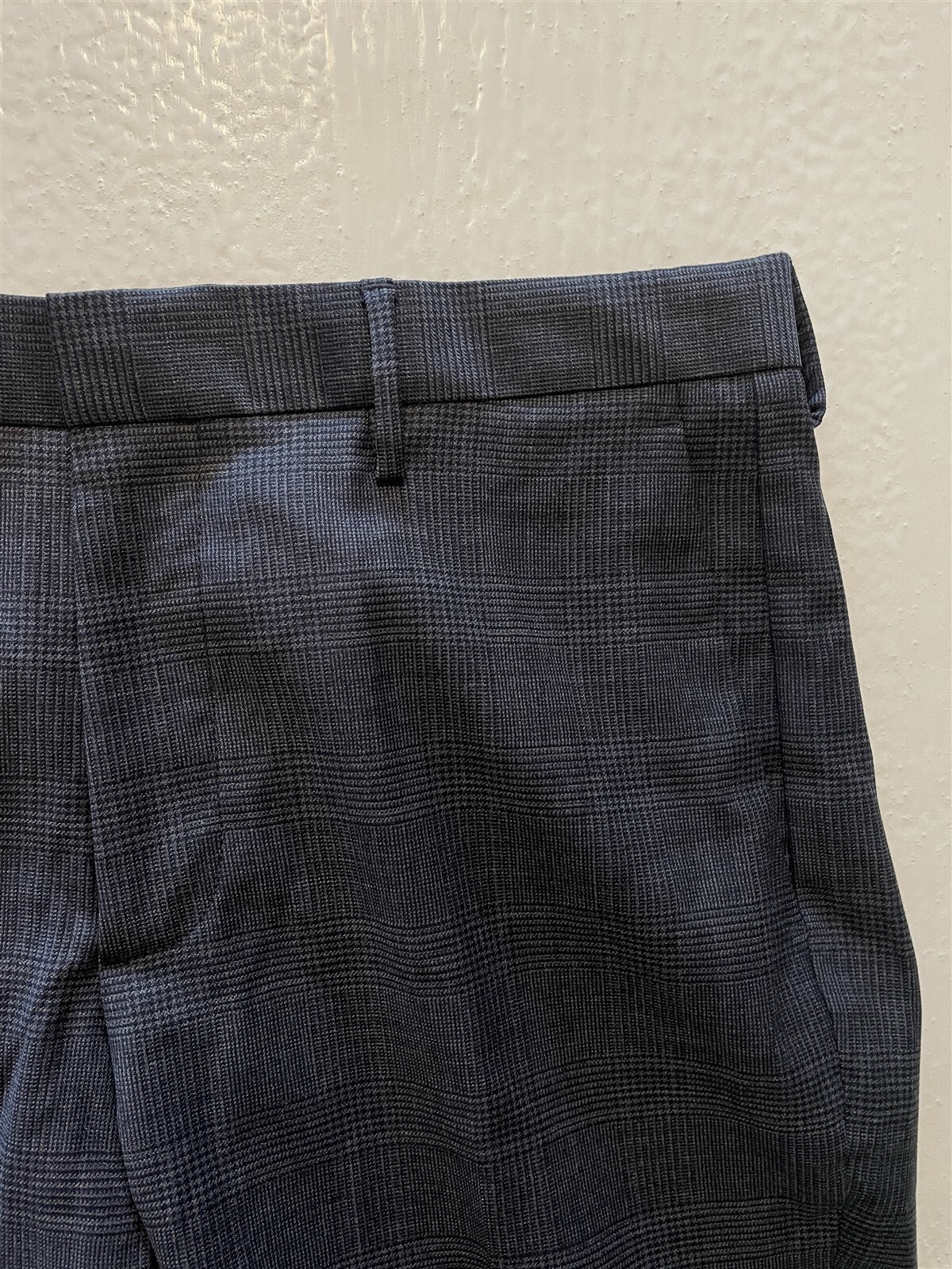 NWT J.CREW 30 x 30 Bowery Slim Four Season Wool Blend Gray Glen Plaid Pant AO720