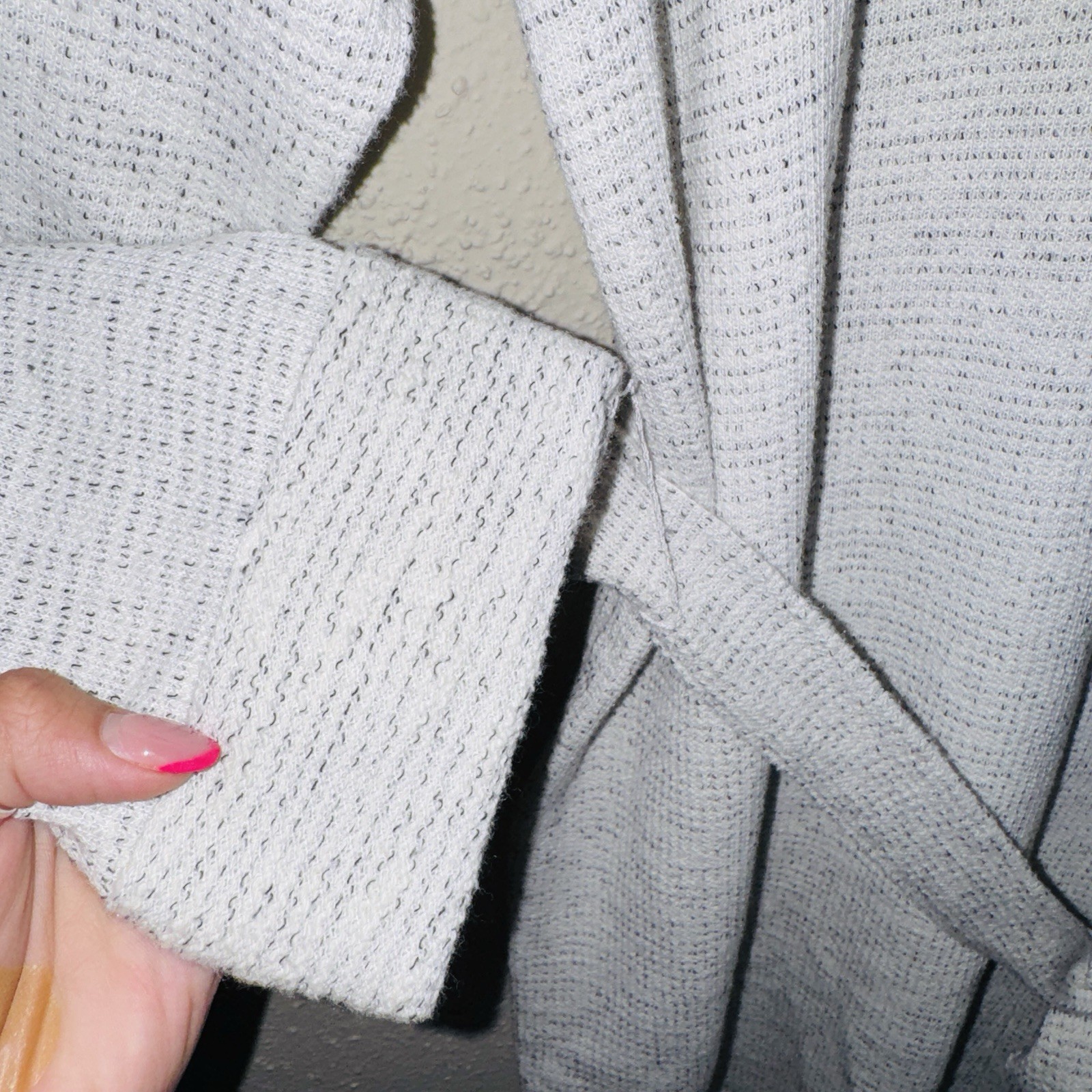 NEW ASOS Curve Gray Solid Knit Cowl Neck Belted Sweater Dress Long Sleeve US 16