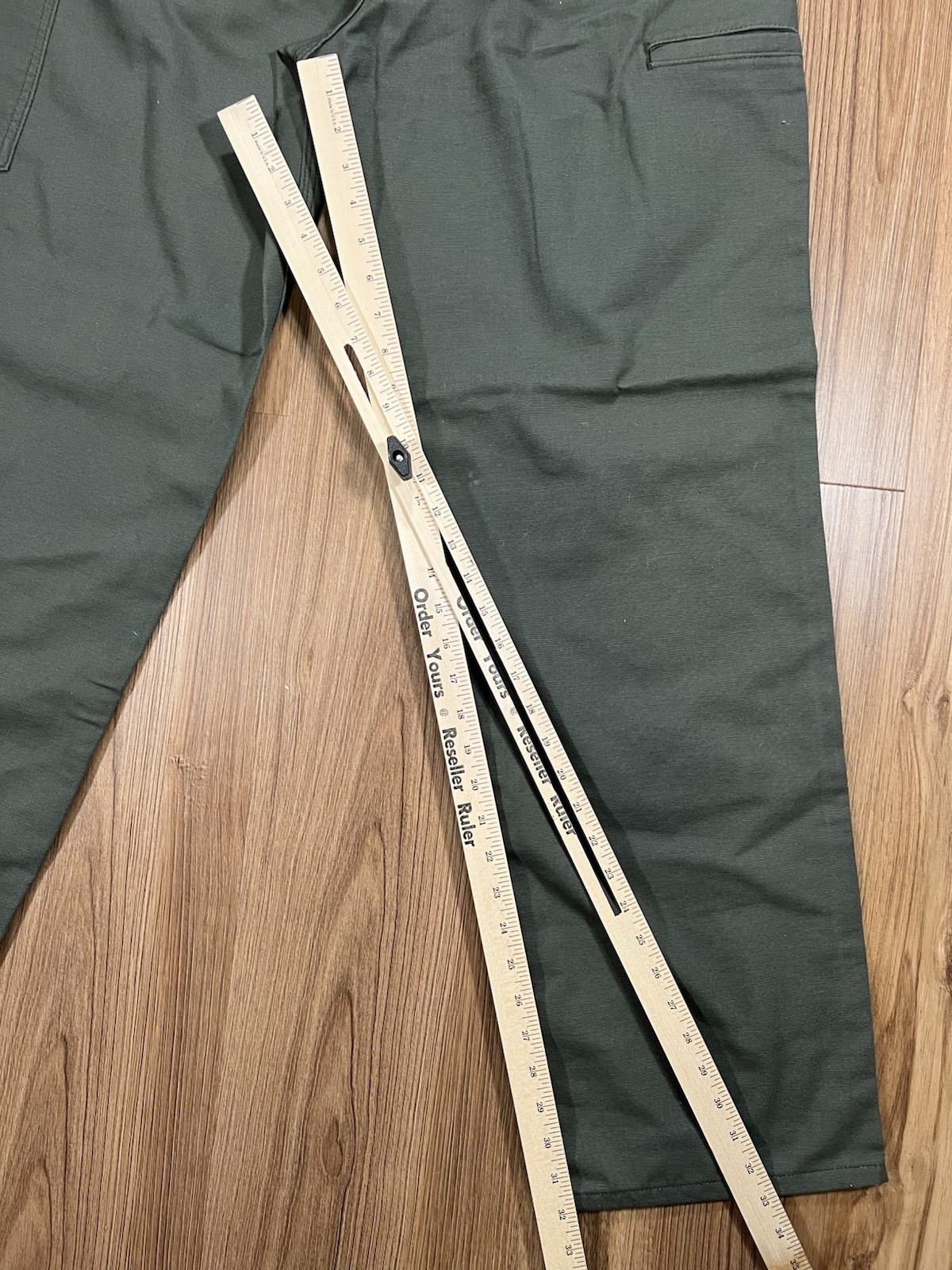 Carhartt FR Pants Mens 34×32 Green FRB159 MOS Relaxed Carpenter Canvas Workwear