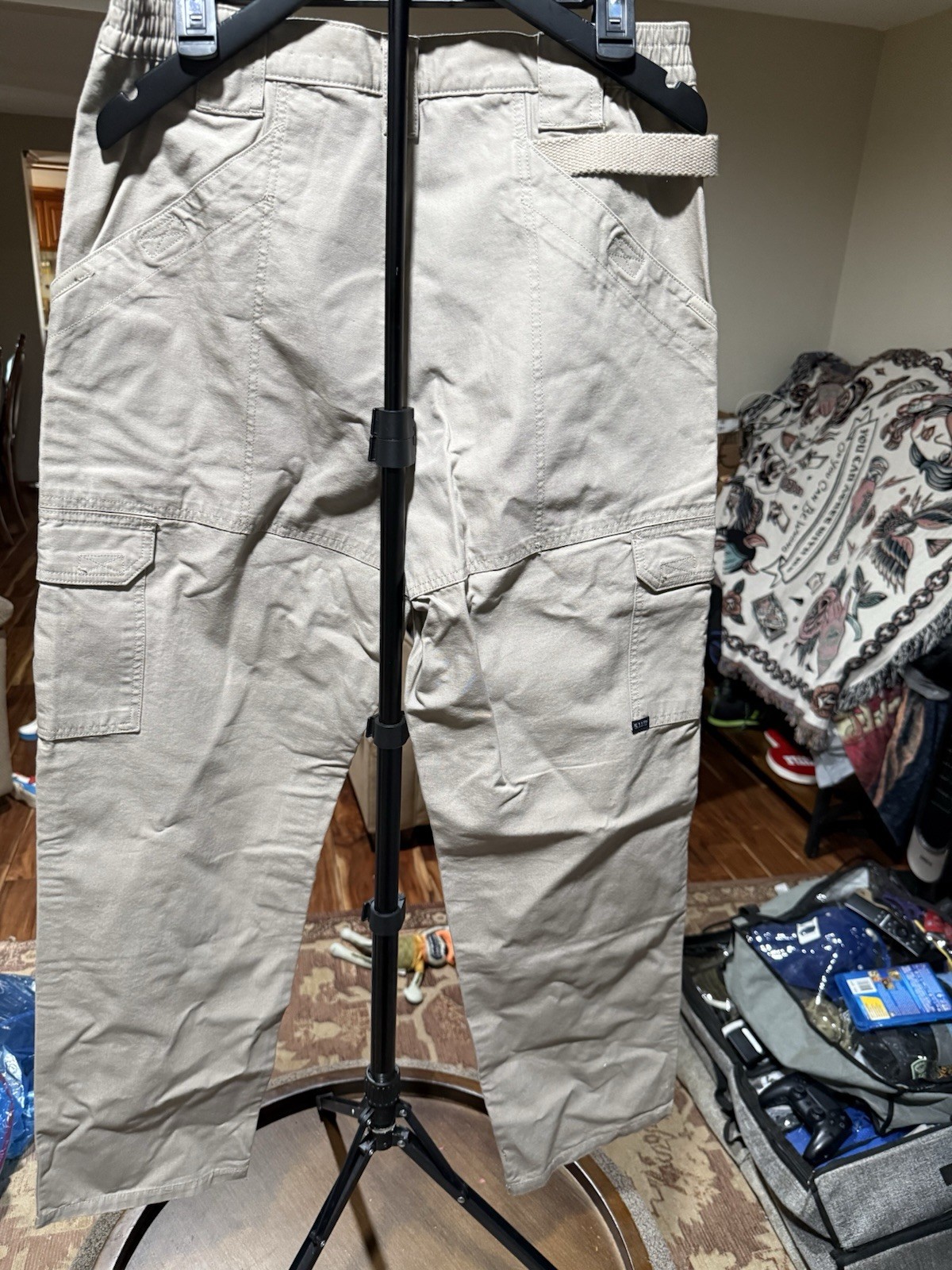 5.11 Tactical Cargo Pants Khaki 34×32 Ripstop Utility Work Hiking EUC