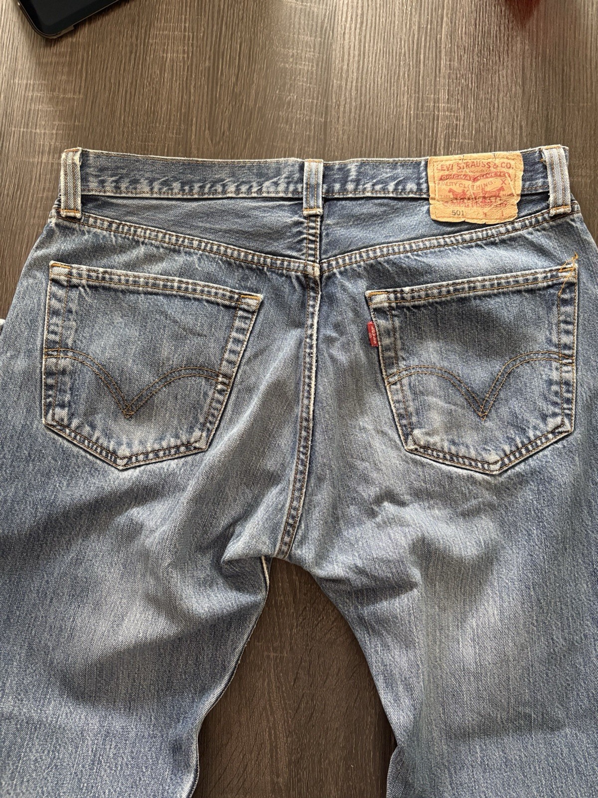 Vintage Levi’s 501 Jeans 34×34 Made in Sri Lanka – Distressed Repair Project