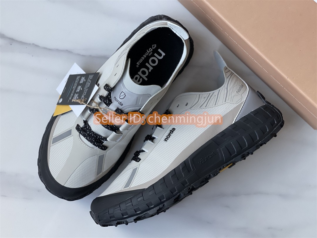 NORDA 001 Dyneema Beige Gray Unisex Sneakers